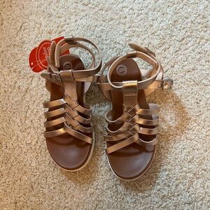 Rose gold Gladiator Sandals